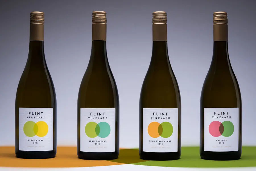 Flint Vineyard: branding and packaging work by Studio Hammond (image 7 of 7)